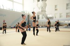 В Национальной гимнастической арене проходят учебно-тренировочные сборы спортсменок из Нахчывана и Зиря (ФОТО)