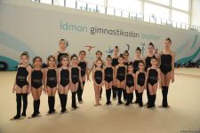 В Национальной гимнастической арене проходят учебно-тренировочные сборы спортсменок из Нахчывана и Зиря (ФОТО)