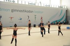 В Национальной гимнастической арене проходят учебно-тренировочные сборы спортсменок из Нахчывана и Зиря (ФОТО)