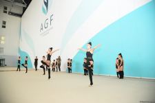 В Национальной гимнастической арене проходят учебно-тренировочные сборы спортсменок из Нахчывана и Зиря (ФОТО)