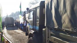 По Лачинской дороге беспрепятственно проехали еще пять автомобилей миротворцев (ФОТО)