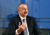 Президент Ильхам Алиев в Давосе дал интервью китайскому телеканалу CGTN (ФОТО/ВИДЕО)