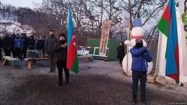 Мирная акция протеста на Лачинской дороге продолжается уже 38 дней (ФОТО)