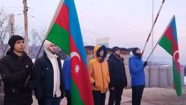 Мирная акция протеста на Лачинской дороге продолжается уже 38 дней (ФОТО)