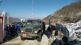 Сегодня по Лачинской дороге беспрепятственно проехали 19 автомашин РМК (ФОТО)
