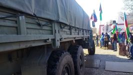 По Лачинской дороге беспрепятственно проехала колонна автомашин РМК (ФОТО)