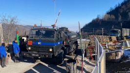 По Лачинской дороге беспрепятственно проехали 10 транспортных средств РМК (ФОТО)