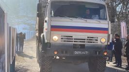 По Лачинской дороге беспрепятственно проехали 12 транспортных средств РМК (ФОТО)