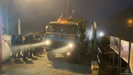 По Лачинской дороге беспрепятственно проехали еще два грузовых автомобиля миротворцев (ФОТО)