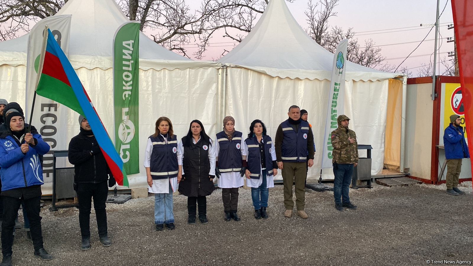 Мирная акция протеста на Лачинской дороге продолжается уже 40 дней (ФОТО/ВИДЕО)