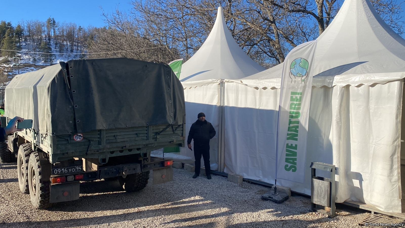 По Лачинской дороге беспрепятственно проехали 10 транспортных средств РМК (ФОТО)