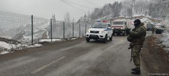 По Лачинской дороге беспрепятственно проехала колонна из 24 автомобилей миротворцев (ФОТО)