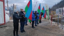 Мирная акция протеста на Лачинской дороге продолжается уже 42 дня (ФОТО)