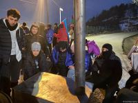 Акция азербайджанских экоактивистов на Лачинской дороге продолжается (ФОТО)