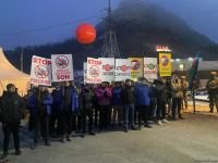 Акция азербайджанских экоактивистов на Лачинской дороге продолжается (ФОТО)