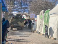 По Лачинской дороге беспрепятственно проехали 13 автомашин РМК (ФОТО/ВИДЕО)