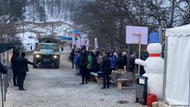 Сегодня по Лачинской дороге проехало 51 транспортное средство (ФОТО)