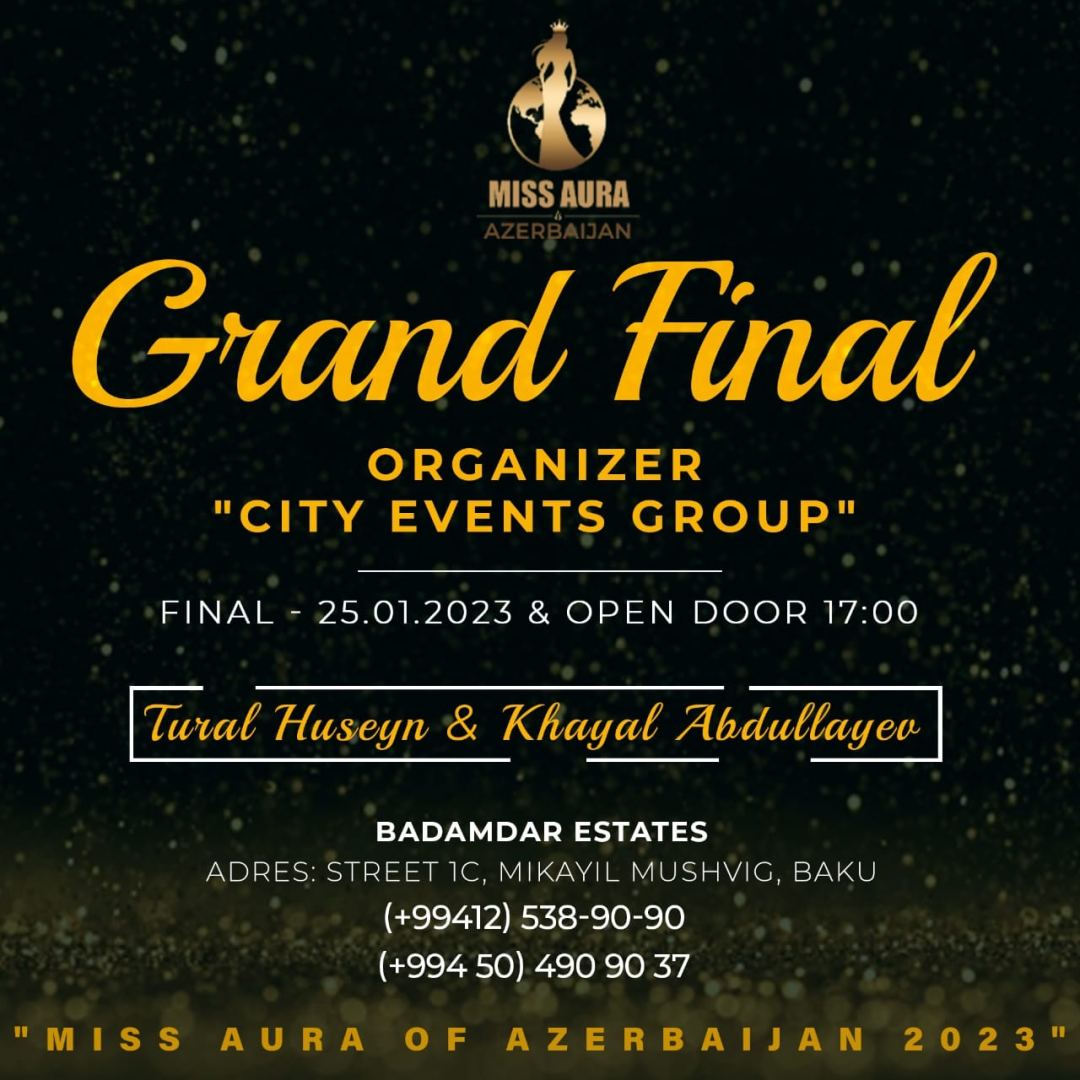 В Баку состоится финал конкурса красоты "Miss Aura of Azerbaijan - 2023"