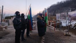 Акция азербайджанских экоактивистов на Лачинской дороге продолжается (ФОТО/ВИДЕО)