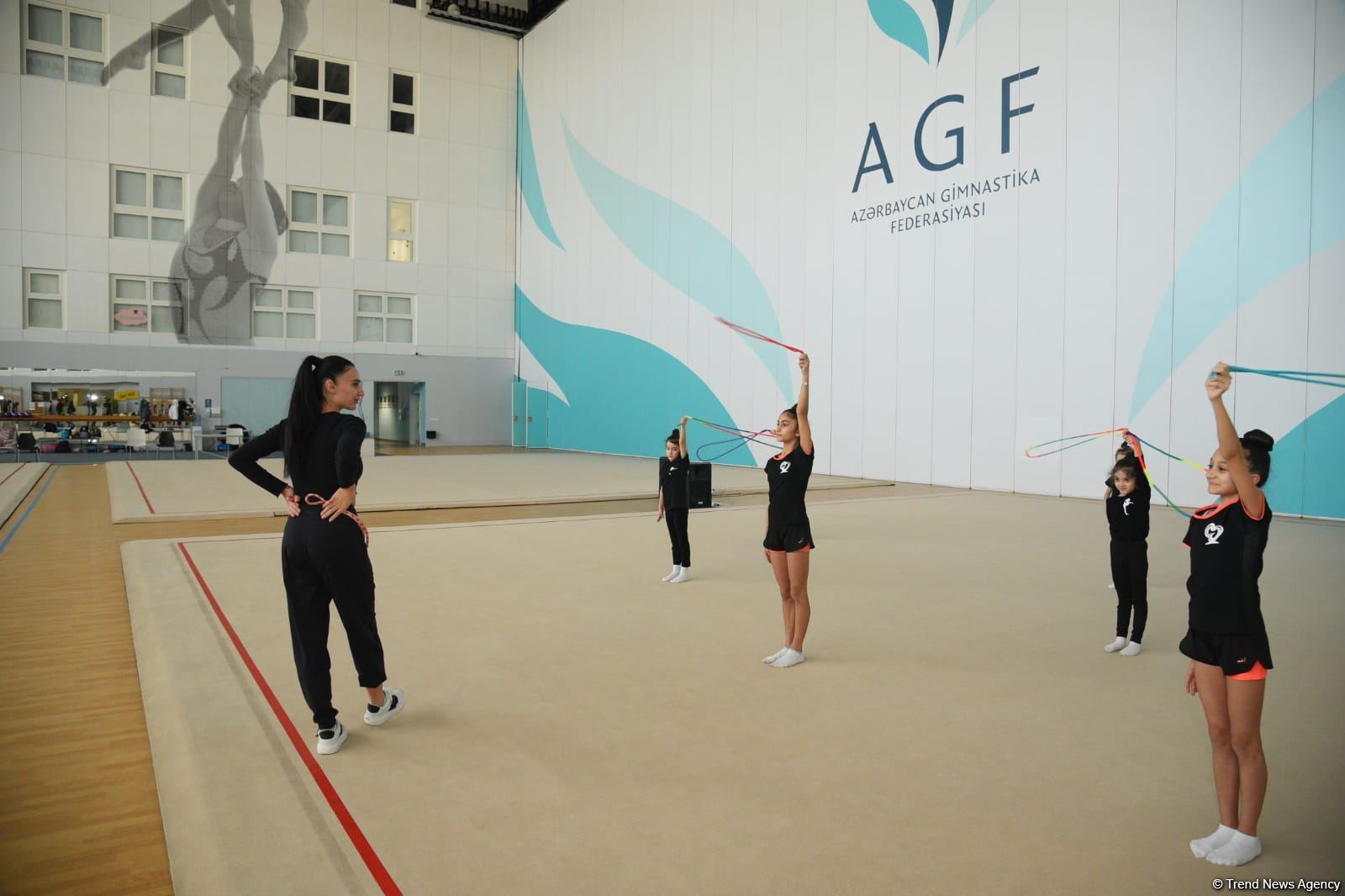 Гимнастки из Шамкира и Сумгайыта приехали на учебно-тренировочные сборы в Баку (ФОТО)