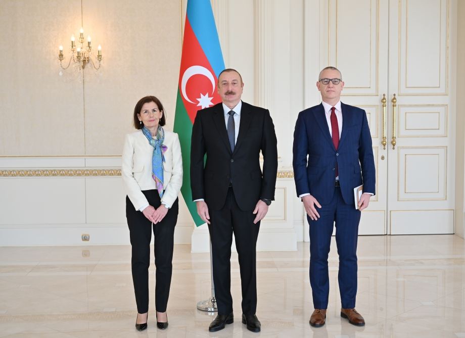 Президент Ильхам Алиев принял верительные грамоты новоназначенного посла Франции в Азербайджане (ФОТО/ВИДЕО)