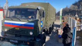 По Лачинской дороге проехала еще одна колонна автомобилей миротворцев (ФОТО)