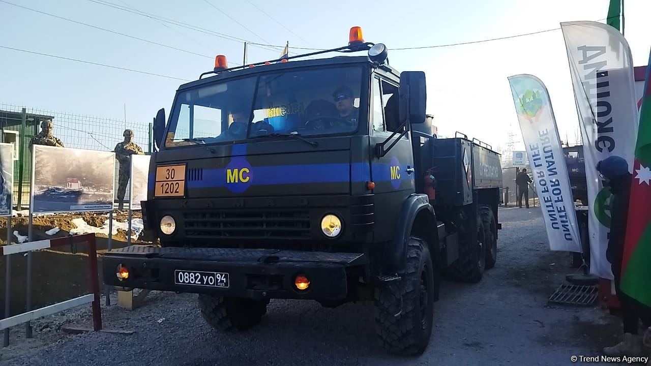 По Лачинской дороге проехали еще семь автомобилей РМК  (ФОТО)