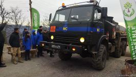 По Лачинской дороге проехали 6 грузовых автомобилей РМК (ФОТО)