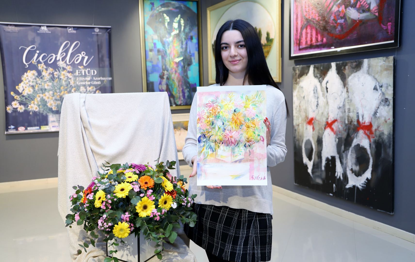 Цветочные этюды в зимнем Баку (ФОТО)