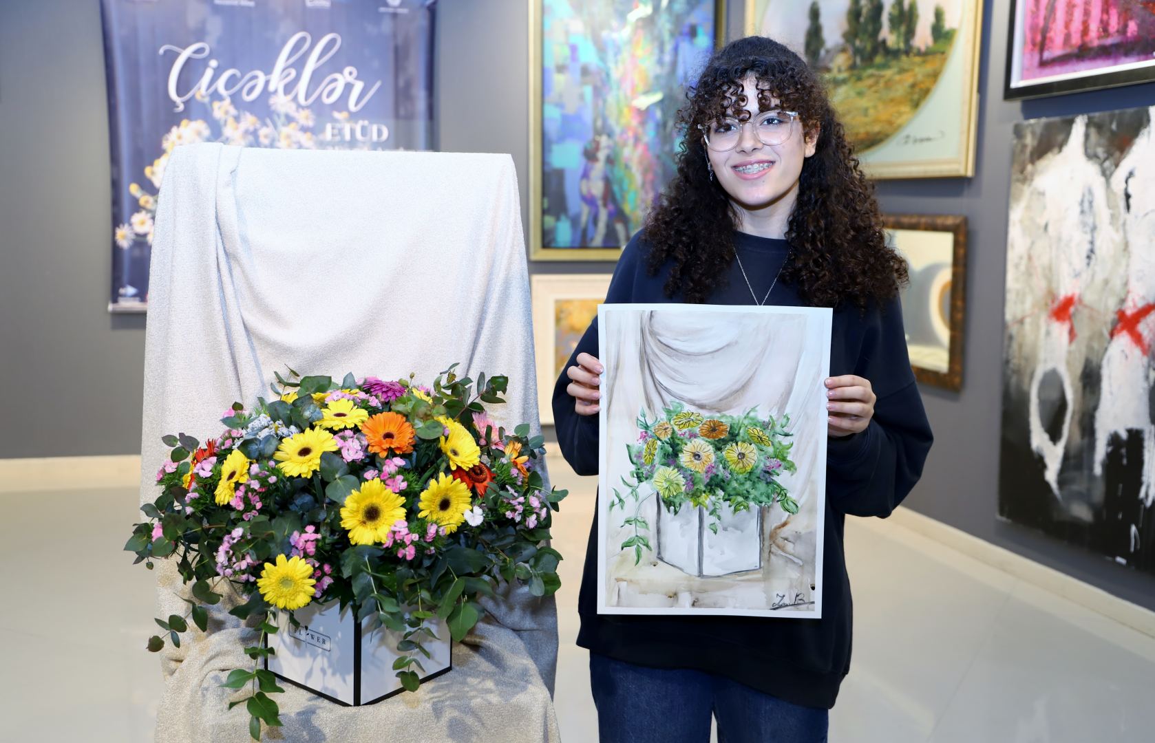 Цветочные этюды в зимнем Баку (ФОТО)