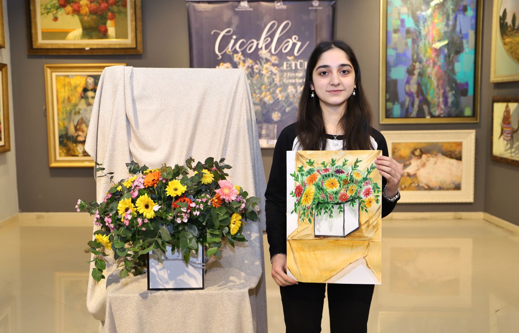 Цветочные этюды в зимнем Баку (ФОТО)