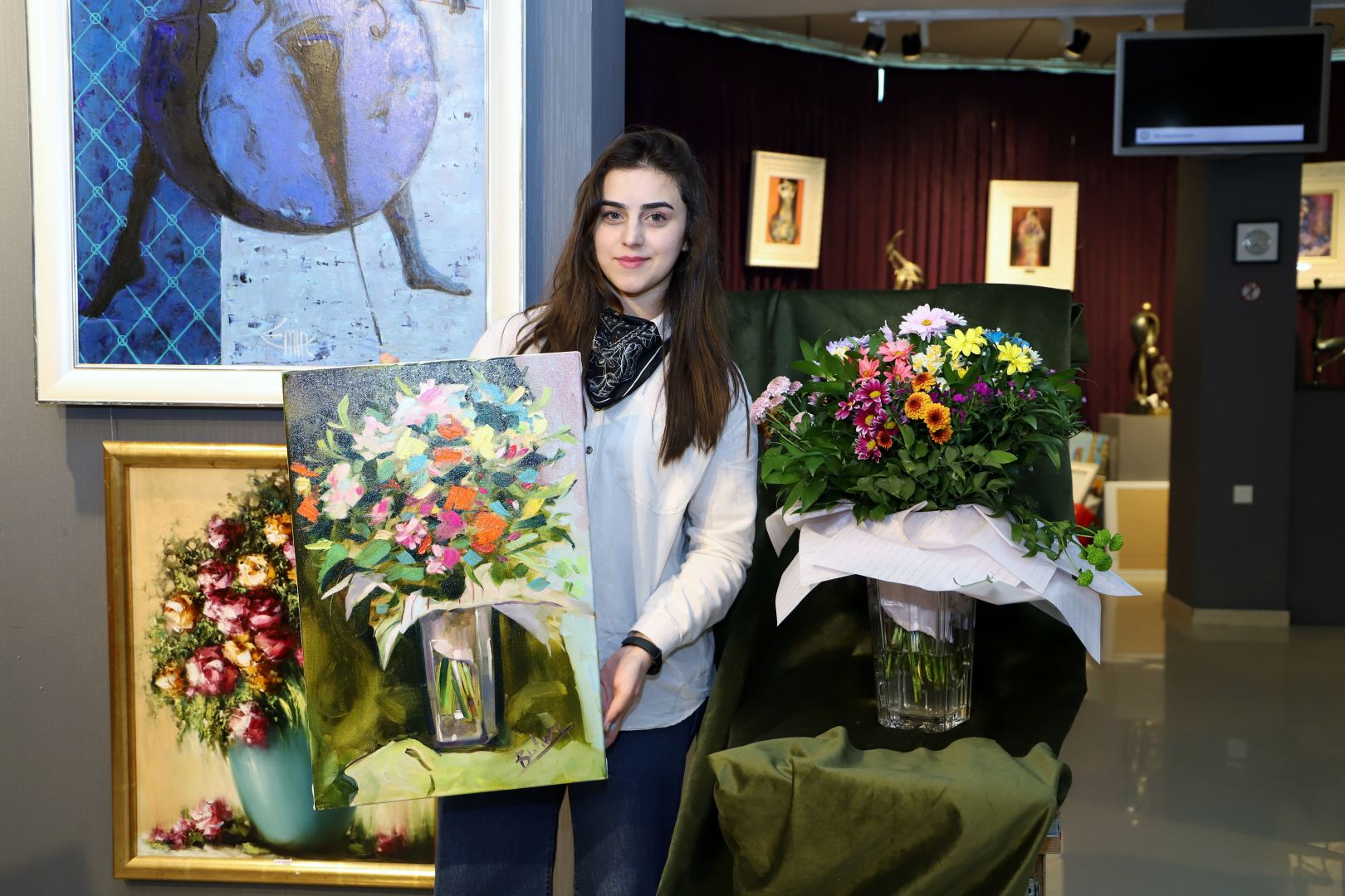 Цветочные этюды в зимнем Баку (ФОТО)