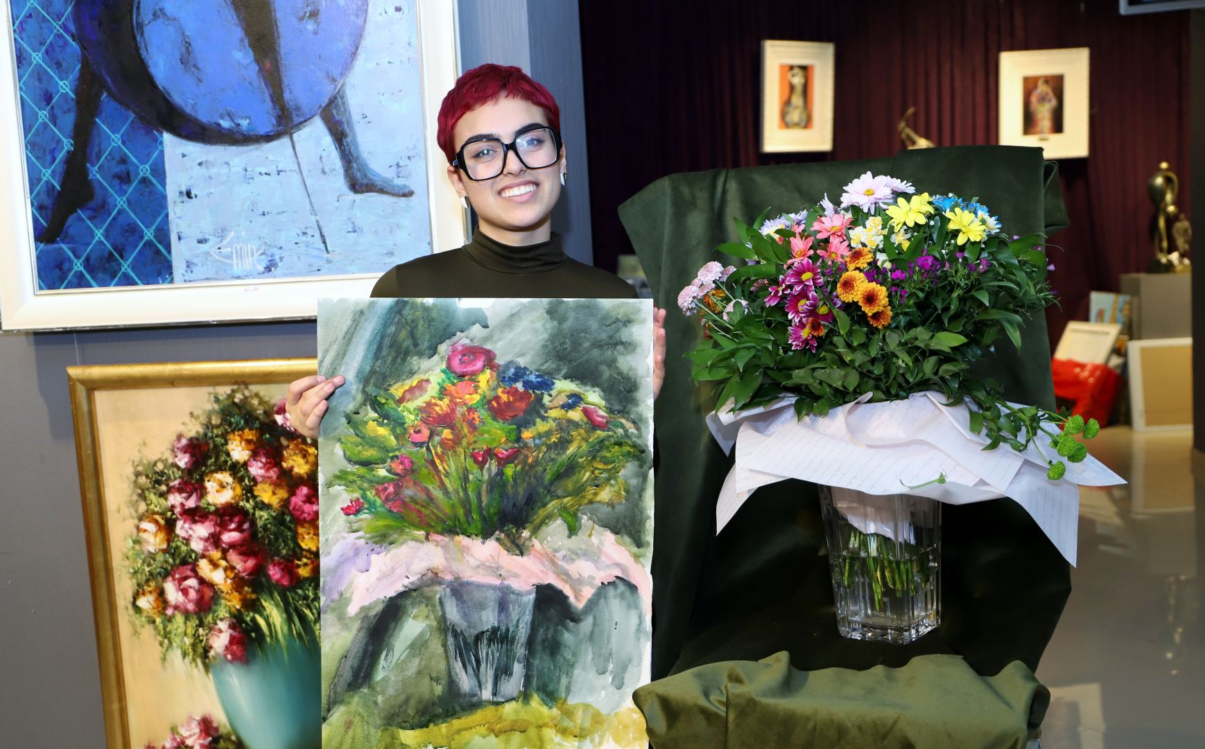 Цветочные этюды в зимнем Баку (ФОТО)