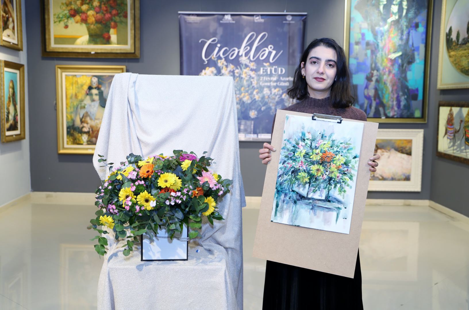 Цветочные этюды в зимнем Баку (ФОТО)