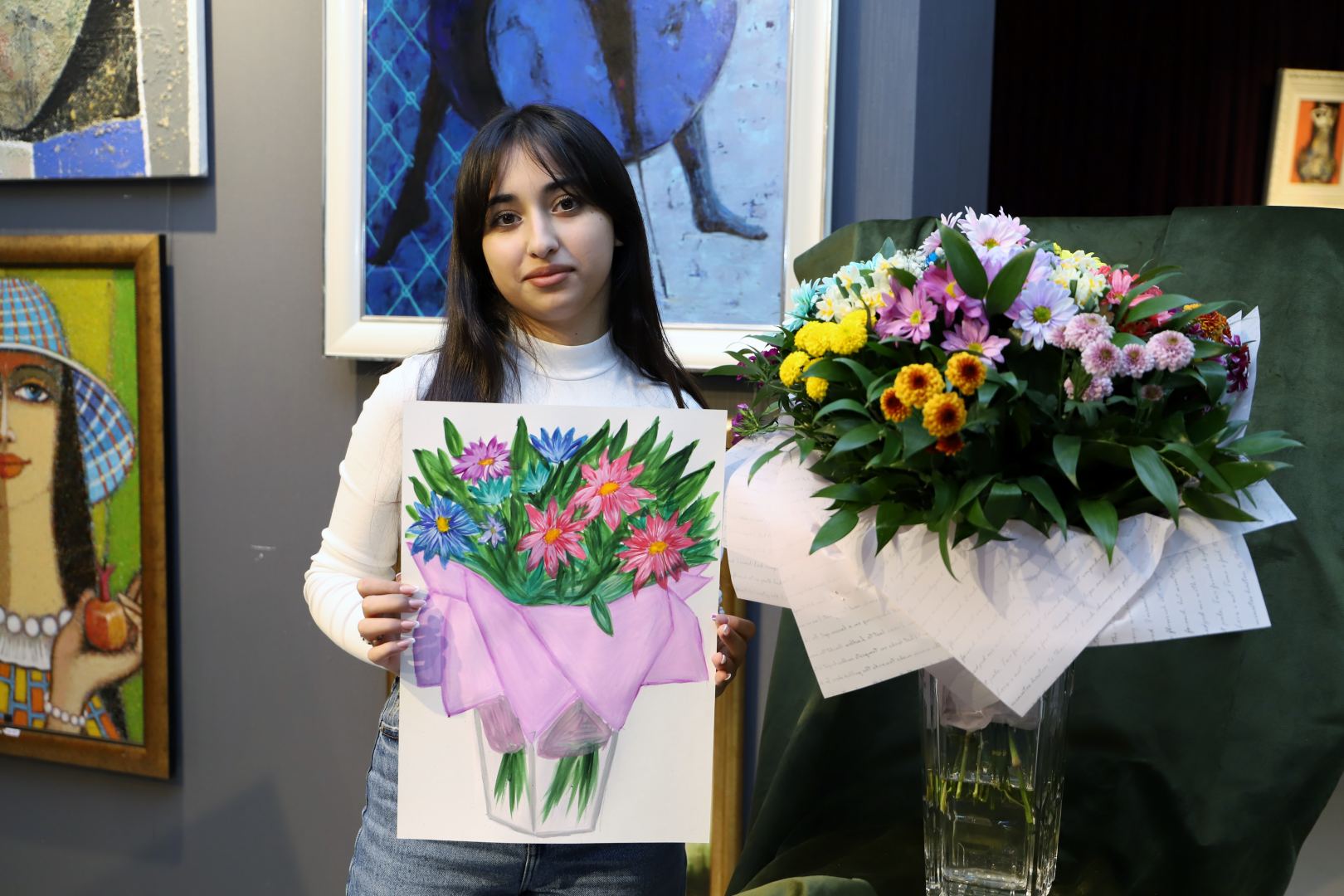 Цветочные этюды в зимнем Баку (ФОТО)