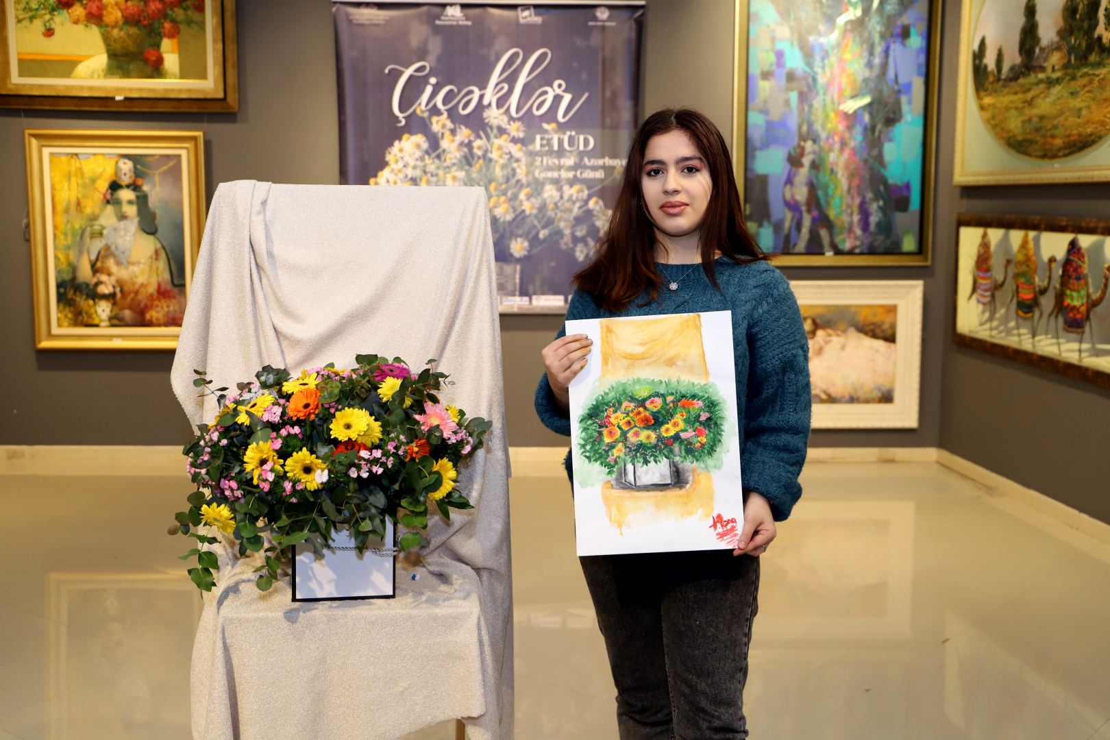 Цветочные этюды в зимнем Баку (ФОТО)