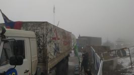 Сегодня по Лачинской дороге проехали 20 автомашин РМК (ФОТО)