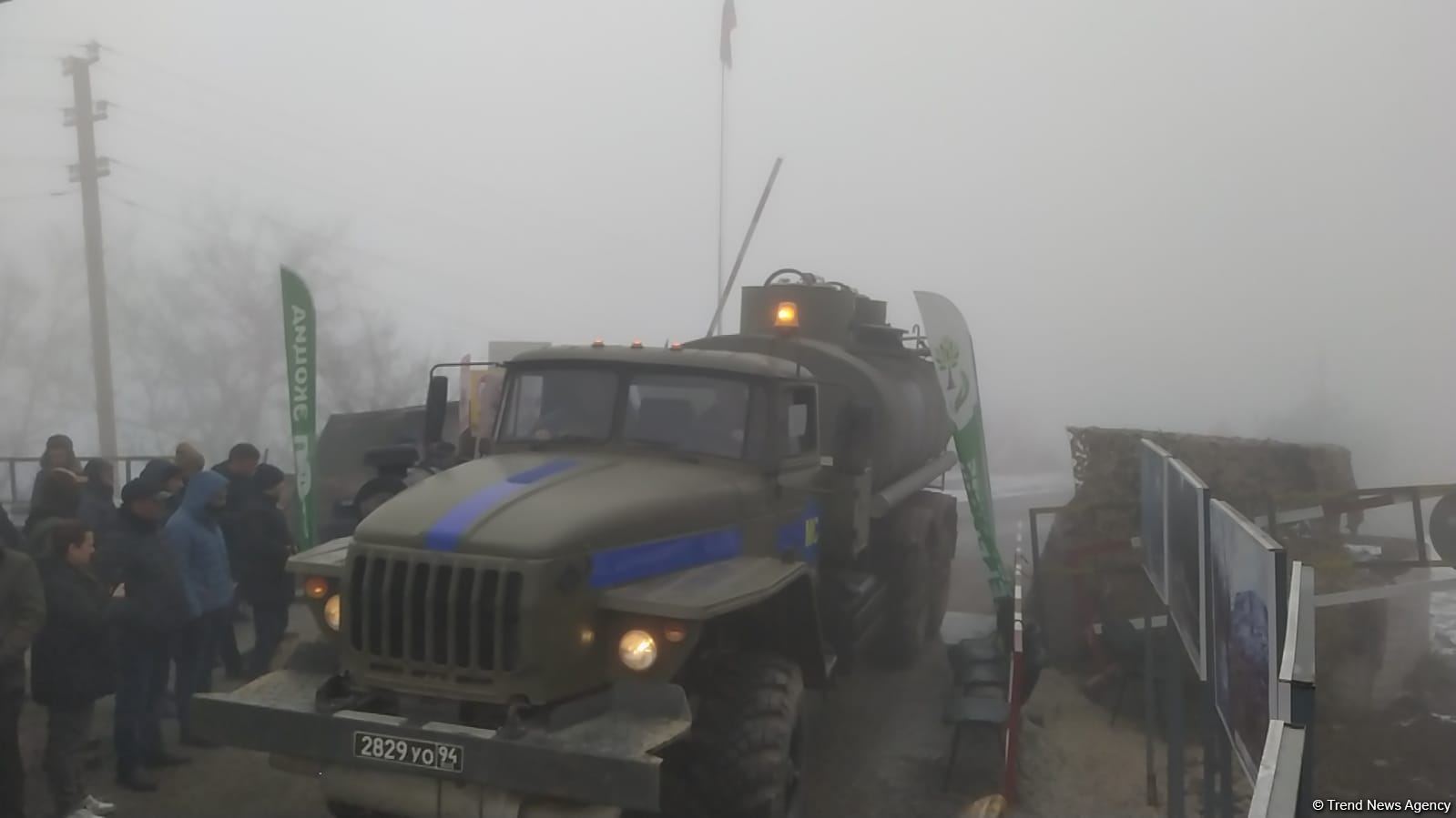 Сегодня по Лачинской дороге проехали 20 автомашин РМК (ФОТО)