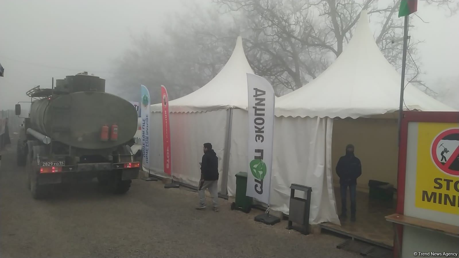 Сегодня по Лачинской дороге проехали 20 автомашин РМК (ФОТО)