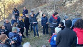 Международная делегация посетила Азыхскую пещеру (ФОТО)