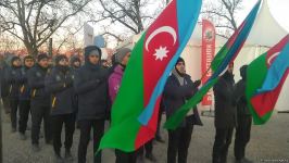 Акция азербайджанских экоактивистов на Лачинской дороге продолжается (ФОТО)