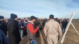 Зарубежные путешественники посетили город Физули, ознакомились с работами по разминированию (ФОТО)