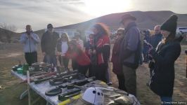 Зарубежные путешественники посетили город Физули, ознакомились с работами по разминированию (ФОТО)