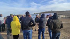 Зарубежные путешественники посетили город Физули, ознакомились с работами по разминированию (ФОТО)