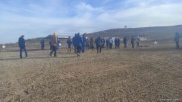 Зарубежные путешественники посетили город Физули, ознакомились с работами по разминированию (ФОТО)