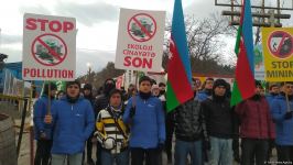 Акция азербайджанских экоактивистов на Лачинской дороге продолжается (ФОТО)