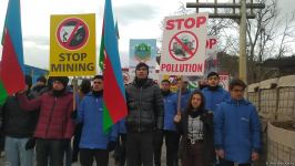 Акция азербайджанских экоактивистов на Лачинской дороге продолжается (ФОТО)