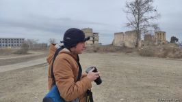 Международная делегация путешественников ознакомилась с золотыми страницами культуры Агдама (ФОТО)