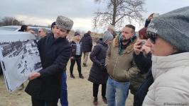 Международная делегация путешественников ознакомилась с золотыми страницами культуры Агдама (ФОТО)