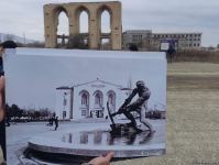 Международная делегация путешественников ознакомилась с золотыми страницами культуры Агдама (ФОТО)